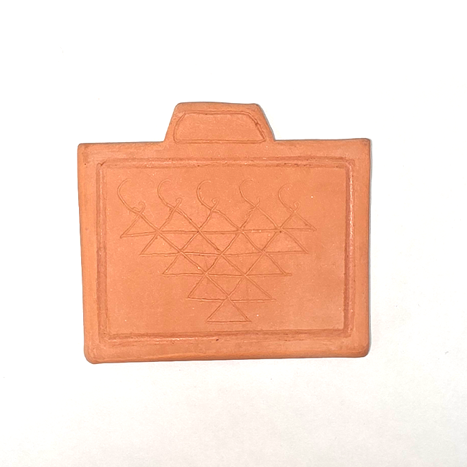 Saraswati Symbol  – DIY Terracotta Fridge Magnet Kit